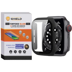 کاور آلتیمیت شیلد مدل UL-360 مناسب برای اپل واچ Series SE 2022 Aluminum Case 44mm / SE 2021 Aluminum Case 44mm / Series 5 44mm / Series 6 44mm / SE 44mm به همراه محافظ صفحه نمایش