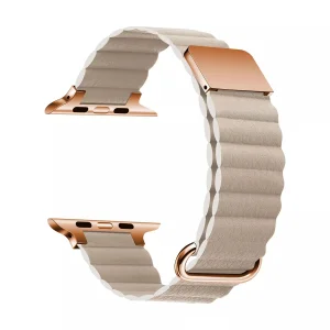 بند گودزیلا مدل Leather Loop مناسب برای اپل واچ سری SE2021/7/8/9 سایز 45 میلی متری