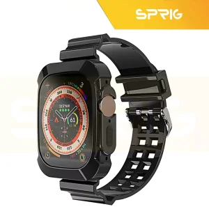 بند اسپریگ مدل Black Shock مناسب برای اپل واچ Ultra / Ultra 2 49mm
