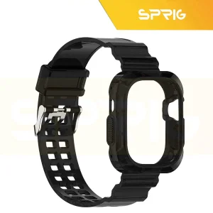 بند اسپریگ مدل Black Shock مناسب برای اپل واچ Ultra / Ultra 2 49mm