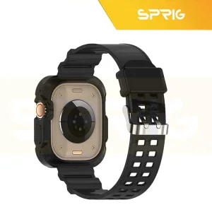 بند اسپریگ مدل Black Shock مناسب برای اپل واچ Ultra / Ultra 2 49mm