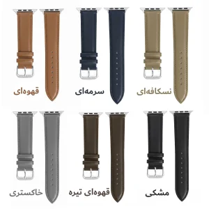 بند آکوآرا مدل Leather SPH مناسب برای اپل واچ 42/44 میلیمتری سری 1/2/3/4/5/6/SE/SE2/SE3