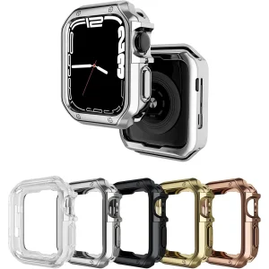 بند آلتیمیت شیلد مدل 7Lux_Cover مناسب برای اپل واچ Series 7 Aluminum 41mm / Series 8 Aluminum 41mm / Series 9 Aluminum 41mm به همراه کاور