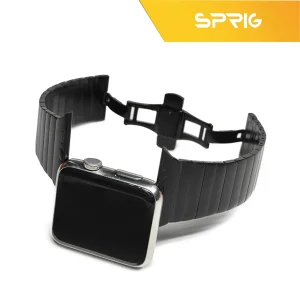 بند اسپریگ مدل Swatch مناسب برای اپل واچ 45 / 44 / 42 میلی متری به همراه کاور