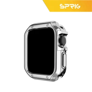 بند اسپریگ مدل Swatch مناسب برای اپل واچ 45 / 44 / 42 میلی متری به همراه کاور