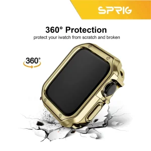 بند اسپریگ مدل Swatch مناسب برای اپل واچ 45 / 44 / 42 میلی متری به همراه کاور