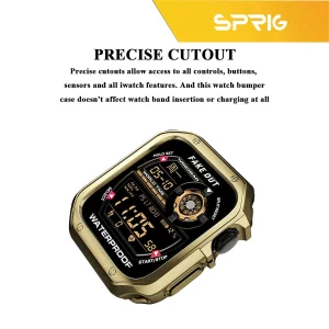 بند اسپریگ مدل Swatch مناسب برای اپل واچ 45 / 44 / 42 میلی متری به همراه کاور