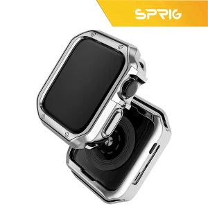 بند اسپریگ مدل Swatch مناسب برای اپل واچ 45 / 44 / 42 میلی متری به همراه کاور