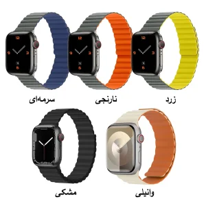 بند زیرو مدل SIC Link ZR GY مناسب برای اپل واچ Series 7 Aluminum 45mm / Series 8 Aluminum 45mm / Series 9 Aluminum 45mm
