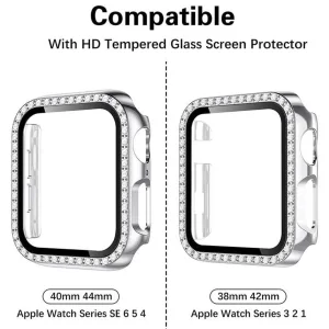 کاور اپیکوی مدل Diamond Cover Apple Watch مناسب برای اپل واچ سری 10 سایز 46 میلی متری