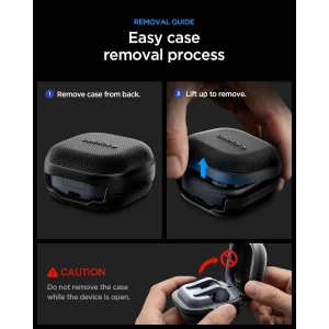 کاور اسپیگن مدل Classic Fit مناسب برای کیس هدفون بی سیم سامسونگ Galaxy Buds 4 Pro / Buds 4