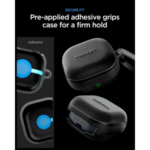 کاور اسپیگن مدل Classic Fit مناسب برای کیس هدفون بی سیم سامسونگ Galaxy Buds 4 Pro / Buds 4