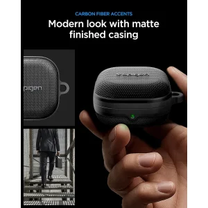کاور اسپیگن مدل Classic Fit مناسب برای کیس هدفون بی سیم سامسونگ Galaxy Buds 4 Pro / Buds 4