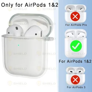 کاور آلتیمیت شیلد مدل CLR TRP مناسب برای کیس اپل AirPods 1