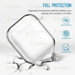 کاور آلتیمیت شیلد مدل CLR TRP مناسب برای کیس اپل AirPods 1