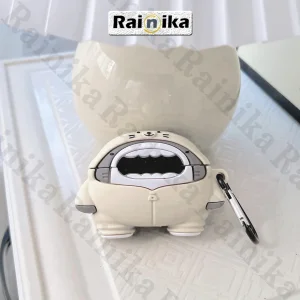 کاور رینیکا مدل Buds Bear Shark مناسب برای کیس هدفون بی سیم سامسونگ Galaxy Buds Live / Buds Pro / buds 2 / buds 2 pro / Fe