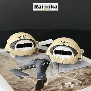کاور رینیکا مدل Buds Bear Shark مناسب برای کیس هدفون بی سیم سامسونگ Galaxy Buds Live / Buds Pro / buds 2 / buds 2 pro / Fe