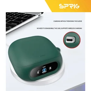 کاور اسپریگ مدل Silicone-SP مناسب برای کیس هدفون بی سیم انکر Soundcore Liberty 5 Pro