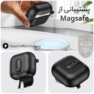 کاور سامورایی مدل Quad-42 مناسب برای کیس هدفون سامسونگ Galaxy Buds 3 Pro / Buds 3