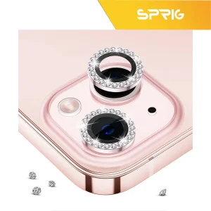 محافظ لنز دوربین اسپریگ مدل Ring metal Diamond مناسب برای گوشی موبایل اپل Iphone 11