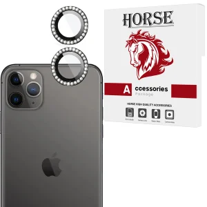 محافظ لنز دوربین شیشه‌ای هورس مدل NRIH20 مناسب برای گوشی موبایل اپل iPhone 11 Pro