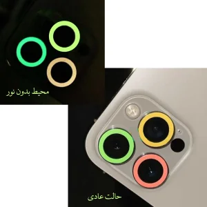 محافظ لنز دوربین شهر گلس مدل RING-LIGHT مناسب برای گوشی موبایل اپل iPhone 11 Pro Max
