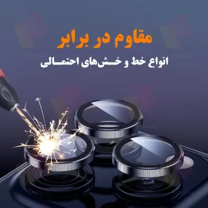 محافظ لنز دوربین شهر گلس مدل RINKUSA مناسب برای گوشی موبایل اپل iPhone 12 Pro Max