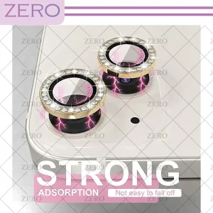 محافظ لنز دوربین زیرو مدل Diamond Ring مناسب برای گوشی موبایل اپل Iphone 12 Pro Max