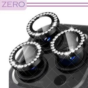 محافظ لنز دوربین زیرو مدل Ring Metal Diamond مناسب برای گوشی موبایل اپل Iphone 14 Pro / 14 Pro max