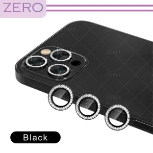 محافظ لنز دوربین زیرو مدل Ring Metal Diamond مناسب برای گوشی موبایل اپل Iphone 14 Pro / 14 Pro max