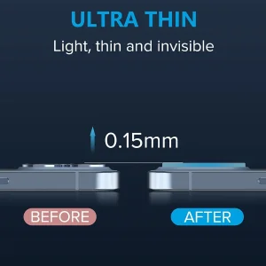 محافظ لنز دوربین زیرو مدل Glass 3D ZR مناسب برای گوشی موبایل اپل Iphone 13 Pro / 13 Pro Max