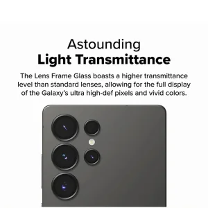 محافظ لنز دوربین وایت ولف مدل WF-Lenz مناسب برای گوشی موبایل سامسونگ Galaxy S25 Ultra
