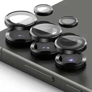 محافظ لنز دوربین وایت ولف مدل WF-Lenz مناسب برای گوشی موبایل سامسونگ Galaxy S25 Ultra
