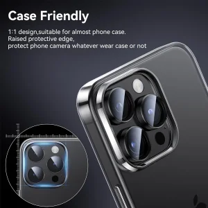 محافظ لنز دوربین ام‌گلس مدل Ring Metal MG مناسب برای گوشی موبایل اپل iPhone 16 Pro / 16 Pro Max