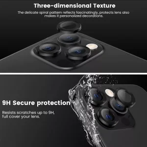 محافظ لنز دوربین ام‌گلس مدل Ring Metal MG مناسب برای گوشی موبایل اپل iPhone 16 Pro / 16 Pro Max