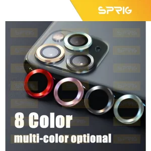 محافظ لنز دوربین اسپریگ مدل Metal Ring مناسب برای گوشی موبایل اپل iPhone 16 Pro / 16 Pro Max