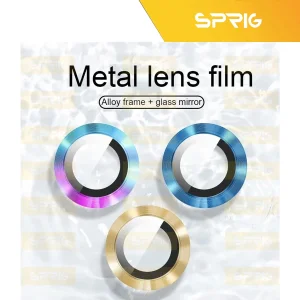 محافظ لنز دوربین اسپریگ مدل Metal Ring مناسب برای گوشی موبایل اپل iPhone 16 Pro / 16 Pro Max