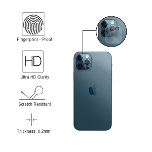 محافظ لنز دوربین گلس استار مدل L3D مناسب برای گوشی موبایل اپل iPhone 12 Pro