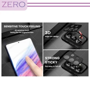 محافظ لنز دوربین زیرو مدل 3D-ZR مناسب برای گوشی موبایل سامسونگ Galaxy A32 4G