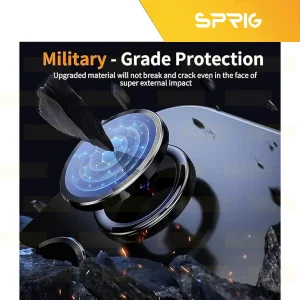محافظ لنز دوربین اسپریگ مدل Ring Metal مناسب برای گوشی موبایل شیائومی Mi 14T Pro