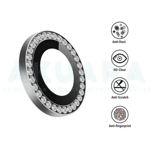 محافظ لنز دوربین آکوآرا مدل Ring Diamond STL مناسب برای گوشی موبایل شیائومی Poco X7 Pro