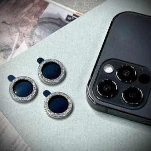 محافظ لنز دوربین شهر گلس مدل DIAMOND مناسب برای گوشی موبایل اپل iPhone 11
