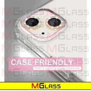 محافظ لنز دوربین ام‌گلس مدل Ring Diamond مناسب برای گوشی موبایل اپل Iphone 13 Pro / 13 Pro max