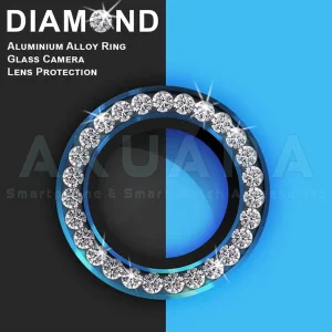 محافظ لنز دوربین رینگی آکوآرا مدل Ring Diamond STL مناسب برای گوشی موبایل شیائومی Redmi Note 13 Pro 4G