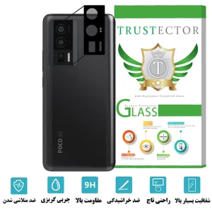 محافظ لنز دوربین تراستکتور مدل 5DLENST مناسب برای گوشی موبایل شیائومی Poco F5 Pro