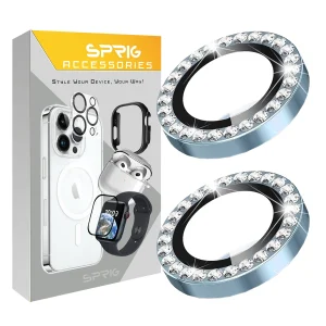 محافظ لنز دوربین اسپریگ مدل Ring Metal Shine مناسب برای گوشی موبایل اپل Iphone 11
