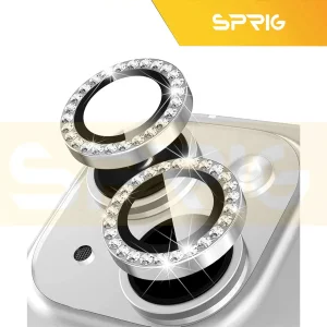محافظ لنز دوربین اسپریگ مدل Ring Metal Shine مناسب برای گوشی موبایل اپل Iphone 11
