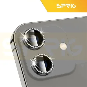 محافظ لنز دوربین اسپریگ مدل Ring Metal Shine مناسب برای گوشی موبایل اپل Iphone 11