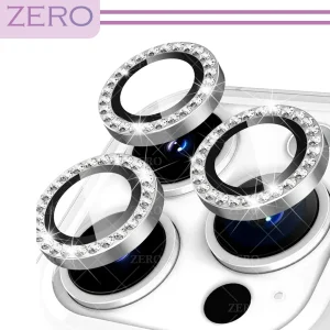 محافظ لنز دوربین زیرو مدل Ring-Diamond مناسب برای گوشی موبایل اپل Iphone 11 Pro / 11 Pro Max