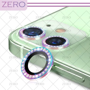 محافظ لنز دوربین زیرو مدل Ring-Diamond مناسب برای گوشی موبایل اپل Iphone 11 Pro / 11 Pro Max